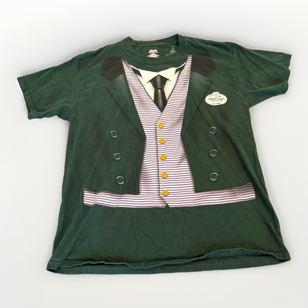 Disney Parks Haunted Mansion Ghost Host Shirt Unisex Large Halloween Disneyland